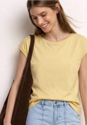 Shirt mit Boatneck und Deko