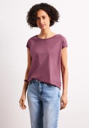 Shirt mit Boatneck und Deko