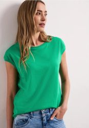 Shirt mit Boatneck und Deko