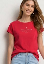 Dropped Shoulder Shirt mit Wording