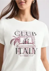 STREET ONE Kurzarmshirt Sommershirt mit Artwork