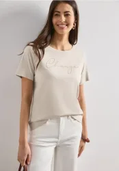 STREET ONE Kurzarmshirt Sommershirt mit Working