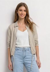 Leichte Langam Jacke in Leinen