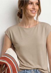 Dropped Shoulder Shirt mit U