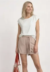 Dropped Shoulder Shirt mit U