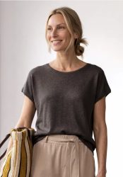 Dropped Shoulder Shirt mit Rundhals