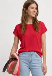 Dropped Shoulder Shirt mit Rundhals