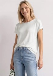 Dropped Shoulder Shirt mit Rundhals