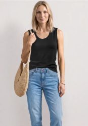 Top mit Rounded V