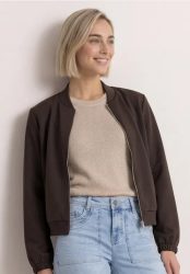 Langarm Jacke im verkürzten Schnitt