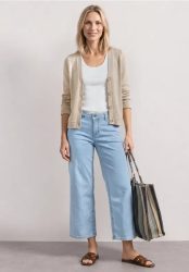 Langarm Jacke im Strick