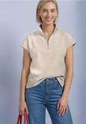 Ärmelloses Shirt im Silk