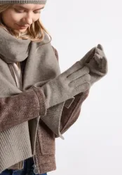 Feinstrick Handschuhe in Unifarbe