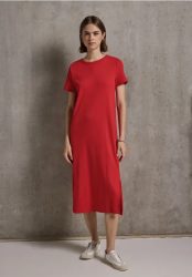 Kleid mit Rippstruktur