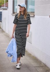 Gestreiftes Midi