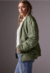 Schimmernder Blouson