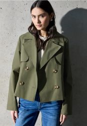Kurzer Trenchcoat