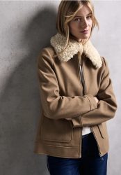 Jacke in Woll