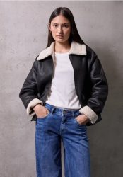 Velours Jacke