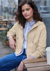 Sweatjacke im verkürzten Schnitt