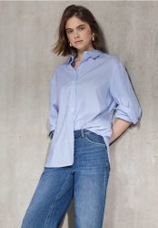 Gestreifte Longblouse