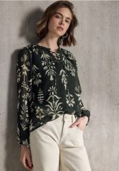 Gemusterte Chiffon