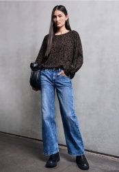 Leo Raglan Bluse mit Tape