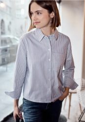 Gestreifte Hemdbluse