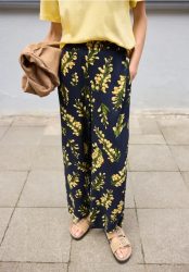 Mid Waist Culotte mit floralem Print