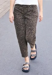 High Waist Barrel Leg Jeans im Loose Fit