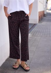 Mid Waist Culotte mit Leo
