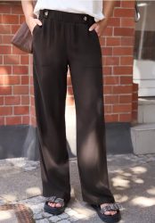 Wide Leg Hose im Loose Fit mit Gürteldetail