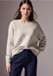 Pullover mit Strukturmuster