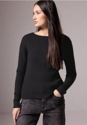 Pullover mit Rippstruktur