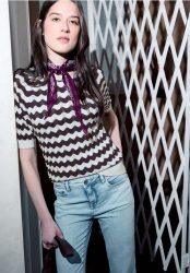 Gemusterter Pullover