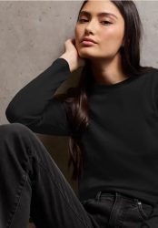 Basic Langarmshirt