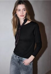 Basic Langarmshirt