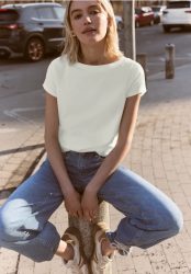 Basic Shirt mit U