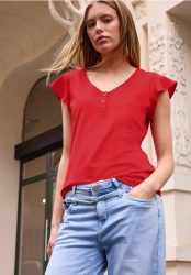Shirt mit V