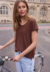 Dropped Shoulder Shirt aus Jersey