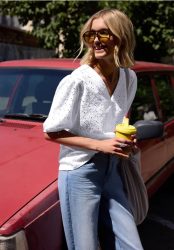 Shirtbluse mit Embroidery