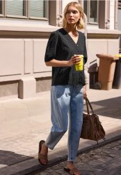 Shirtbluse mit Embroidery