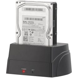 Xystec USB-3.0-Dockingstation für alle SATA-Festplatten mit 2,5" und 3,5"