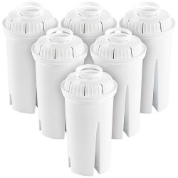 Rosenstein & Söhne Filterkartuschen rund, 6er Pack, passend für Brita Classic