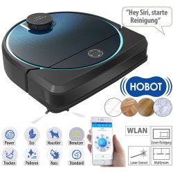 Multiroom-Saug- und Wisch-Roboter mit WLAN, App und 8 Reinigungs-Modi / Saugroboter