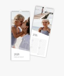 Küchenkalender 2026 im Format 15 x 40 cm