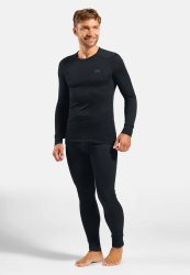 Odlo Active Warm Uni Heritage Base Layer Set für Herren - Wandern, Ski & Snow - schwarz, M