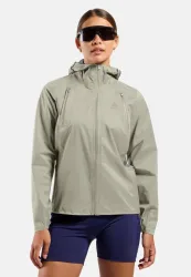 Odlo X-Alp Waterproof Pro Laufjacke für Damen - Trail Running, Wandern - beige, XL