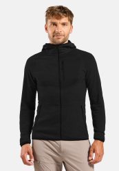 Odlo Ascent Hoodie Full-Zip für Herren - Wandern, Ski & Snow - schwarz, S