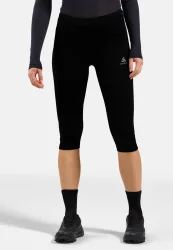 Odlo Essential 3/4 Lauftights für Damen - Training, Running - schwarz, S